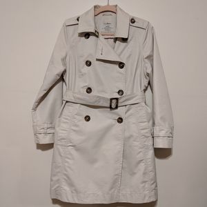 L.L. Bean Crosstown Trench Coat with Waist Belt